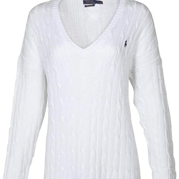 Polo Ralph Lauren Tops - Polo Ralph Lauren Pima Cotton V Neck Sweater